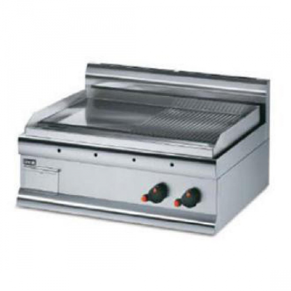 Lincat Silverlink 600 Half Ribbed Dual zone Electric Griddle GS7R