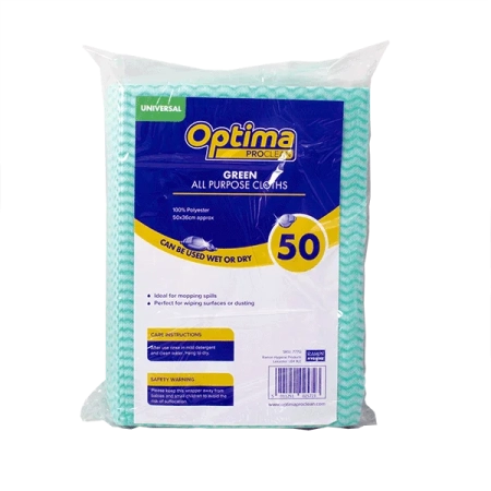 Optima Proclean Green All Purpose Cloths