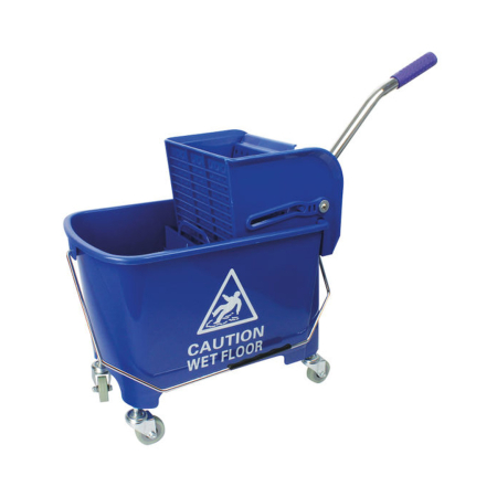 Mobile Mop Bucket and Wringer 20L Blue